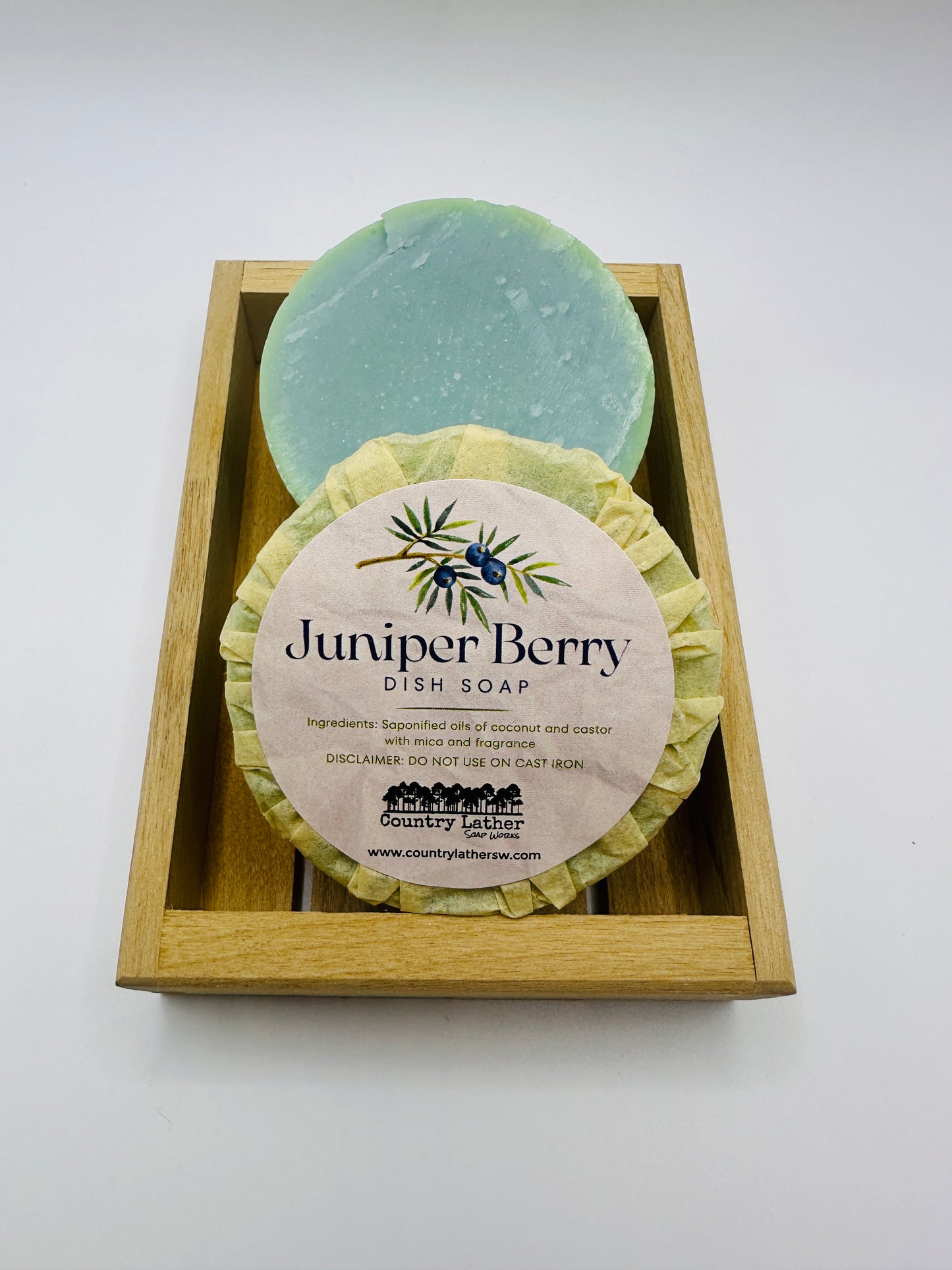 Juniper Berry Solid Dish Soap Refill