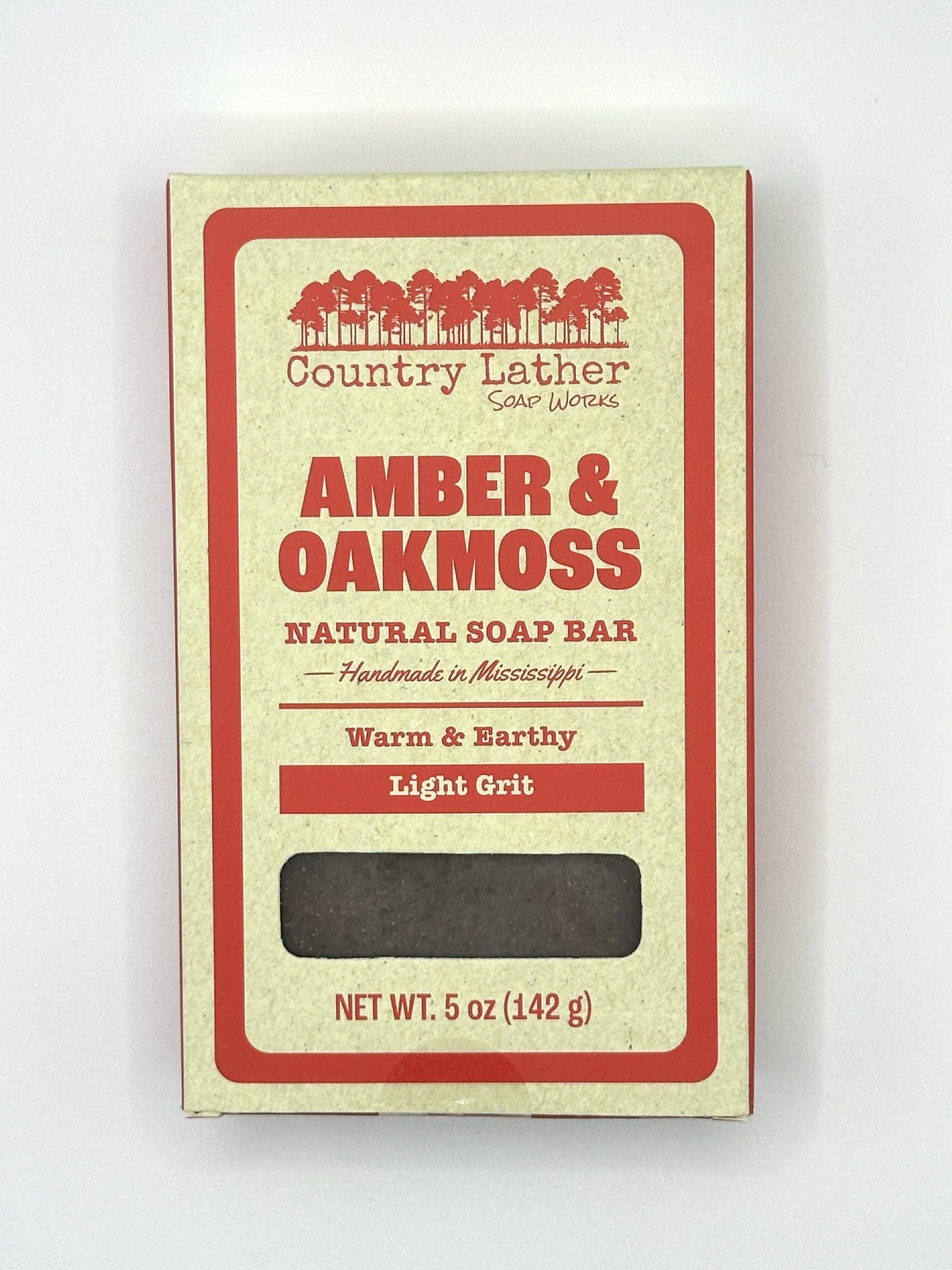 Amber and Oakmoss Soap Bar