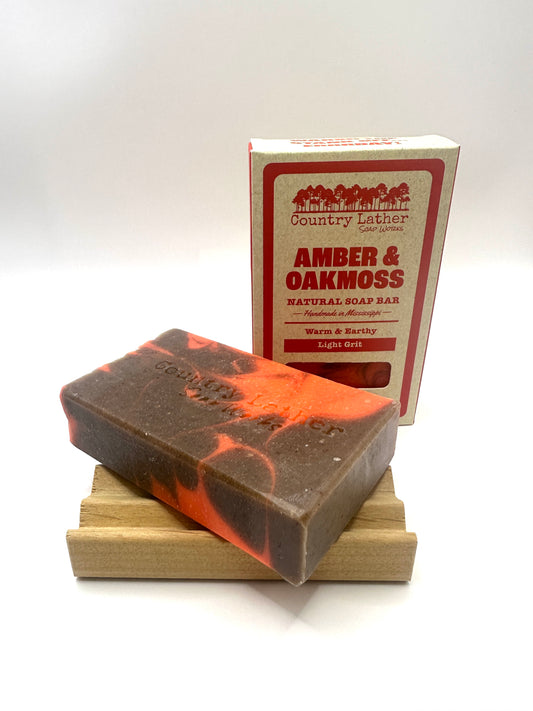 Amber and Oakmoss Soap Bar