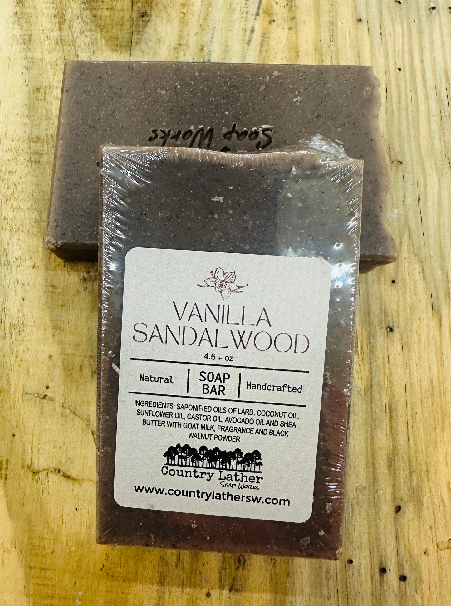 Vanilla Sandalwood Soap Bar