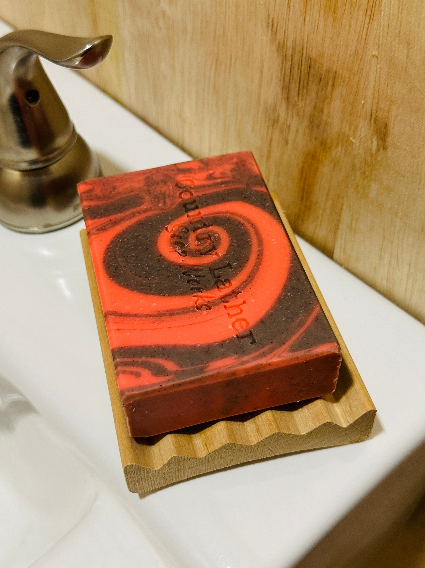 Alder Wood Soap Dish