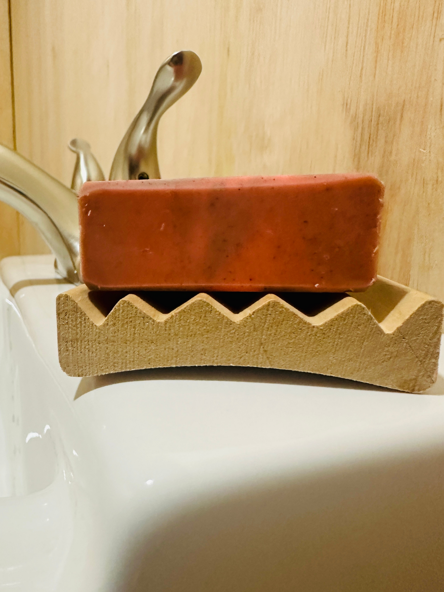 Alder Wood Soap Dish