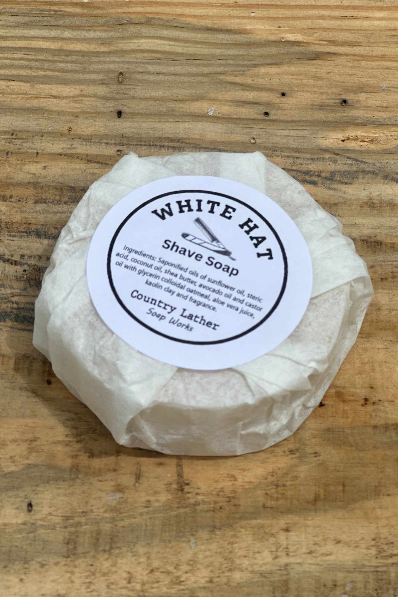 White Hat Shave Soap